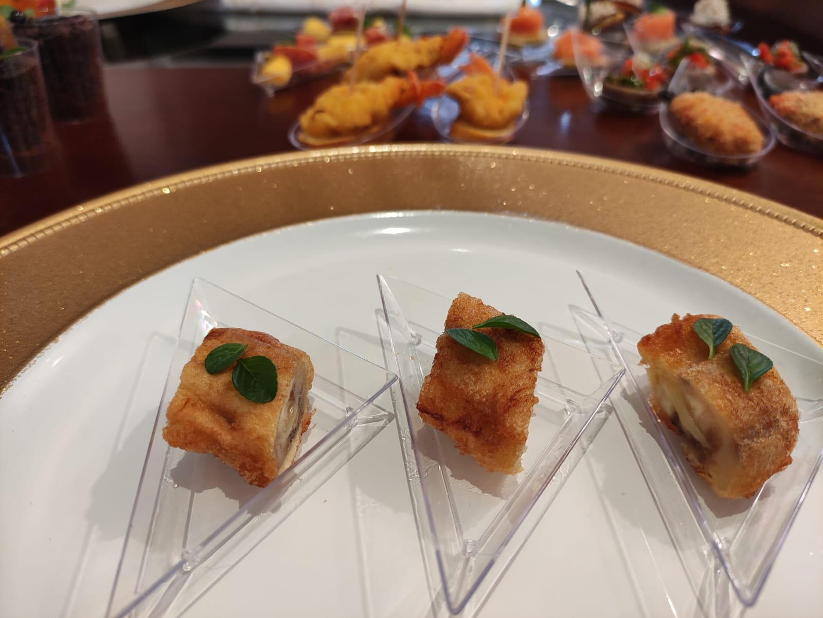 Trío de empanadas artesanales - catering SANVASCO